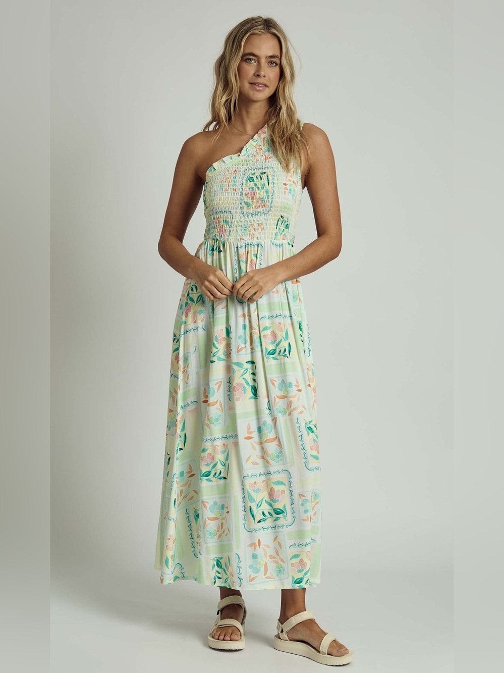 Native Youth Reina One-Shoulder Maxi Dress | Size Small